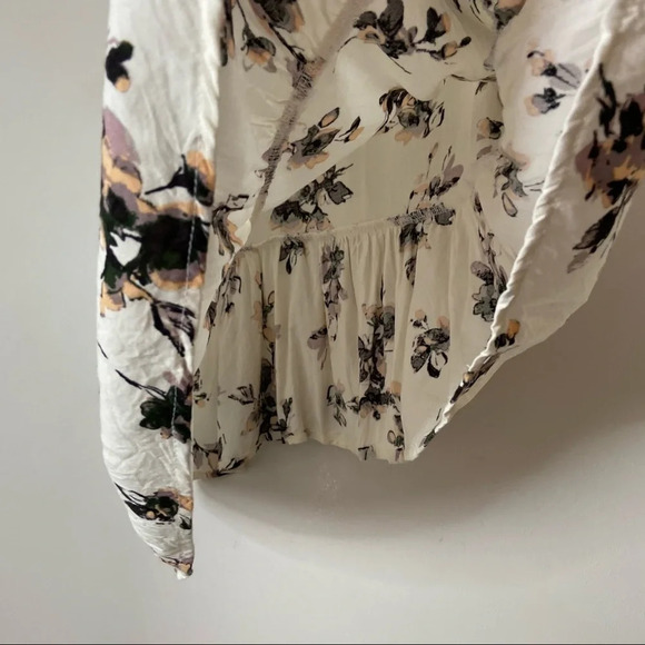 FULL TILT Floral Patterned Cropped Tank Spaghetti Strap Womens Size Small - Picture 8 of 11